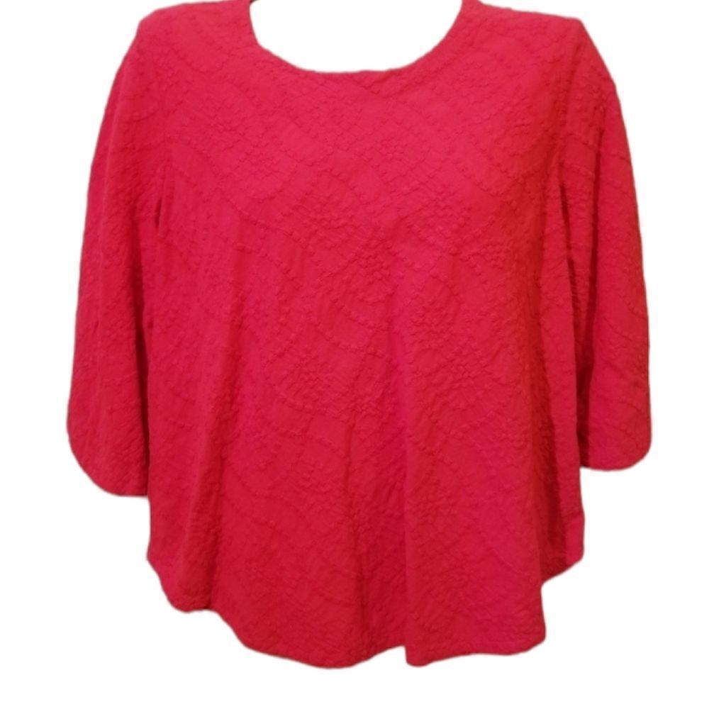 Focus Casual Life Red Top Size S